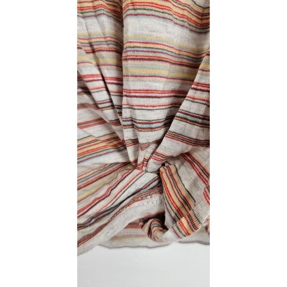 NWT‎ MAX STUDIO Max Studio rainbow Striped Women's Knit Top Tank Sz.Medium - Picture 3 of 6